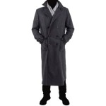 Ankle Length Trench Coat Mens