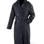 Army Trench Coat Black