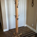 Build Free Standing Wooden Coat Rack