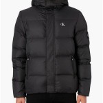 Calvin Klein Black Puffer Coat Mens