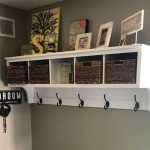 Diy Wall Mounted Coat Rack With Cubbies