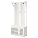 Ikea White Metal Coat Stand