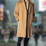 Knee Length Mens Trench Coat