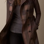 Ladies Dark Brown Trench Coat