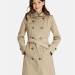 Ladies Trench Coat With Removable Lining