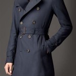 Light Blue Mens Trench Coat