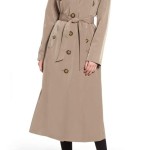 Long Trench Coat With Removable Liner