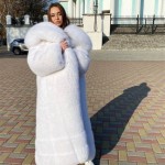 Long White Fur Coat