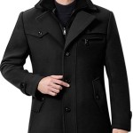 Men S Slim Fit Wool Winter Coat