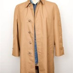 Mens Beltless Trench Coat