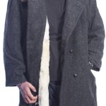 Mens Bulgarian Military Sheepskin Lined Wool Coats