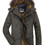 Mens Fur Lined Hooded Coats