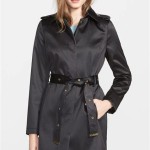 Satin Trench Coat