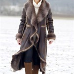 Suede Faux Fur Winter Coat