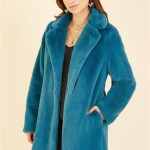 Teal Fur Coat