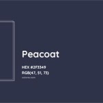 What Does Peacoat Color Look Like