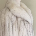 White Fox Fur Coat Vintage