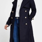 Women S Navy Blue Trench Coat Next