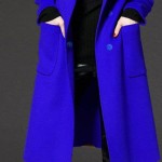 Womens Cobalt Blue Trench Coat